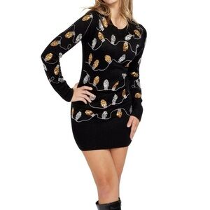 Tipsy elves Sequin Sweater Dress size S